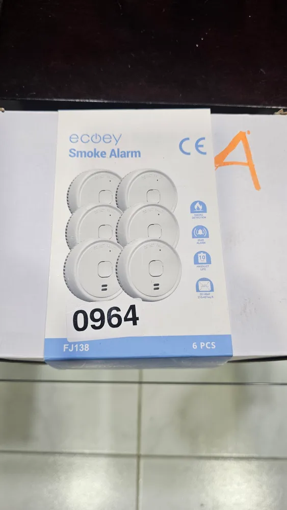 Ecoey Smoke Alarm - 6 Pack - New in Box! thumbnail