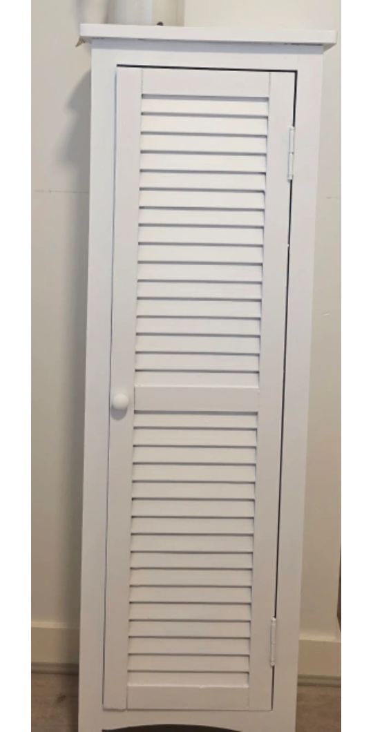 White Storage Cabinet - photo 3