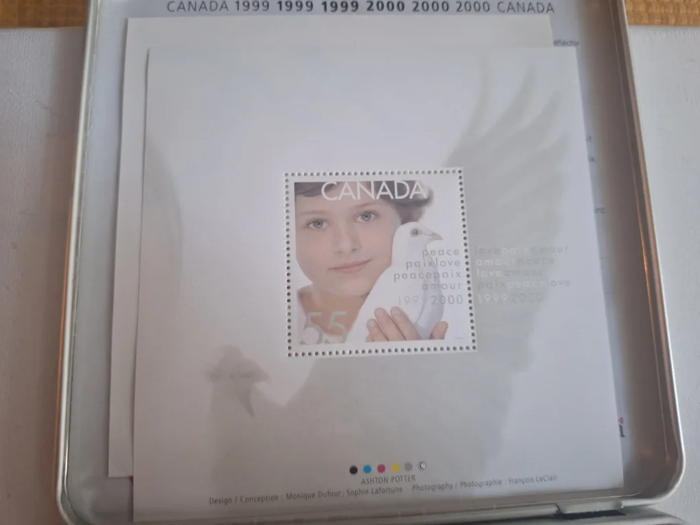 1999-2000 Canada Post Millennium Keepsake Stamps & Coin  Set image indicator(6)