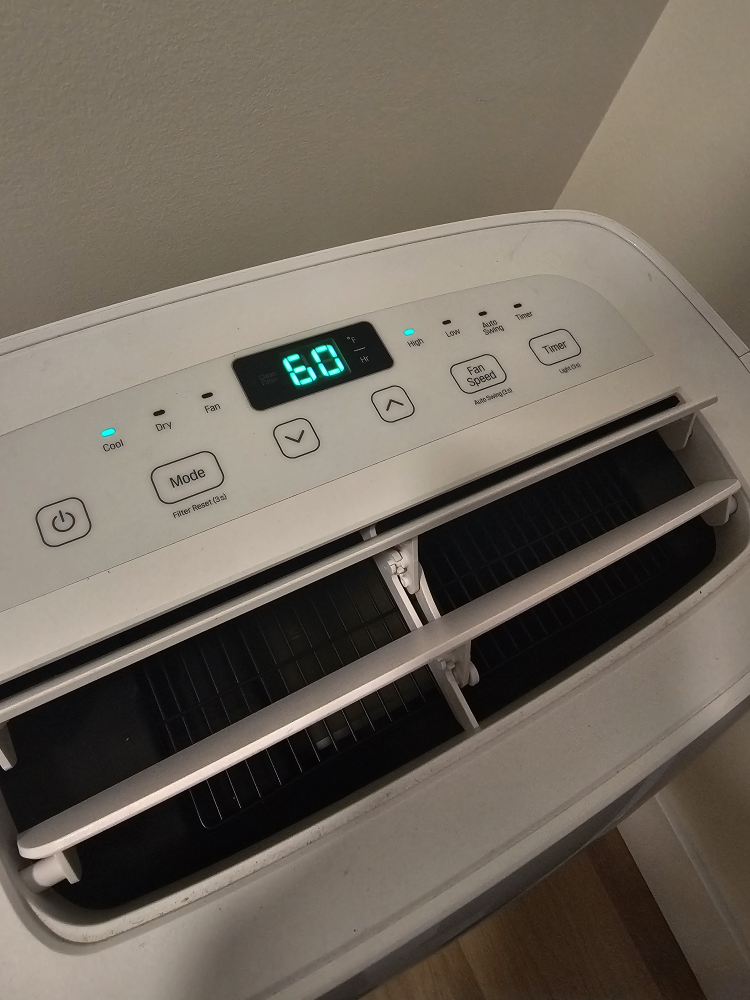 A/C LG LP0820WSR Portable Air Conditioner - photo 2
