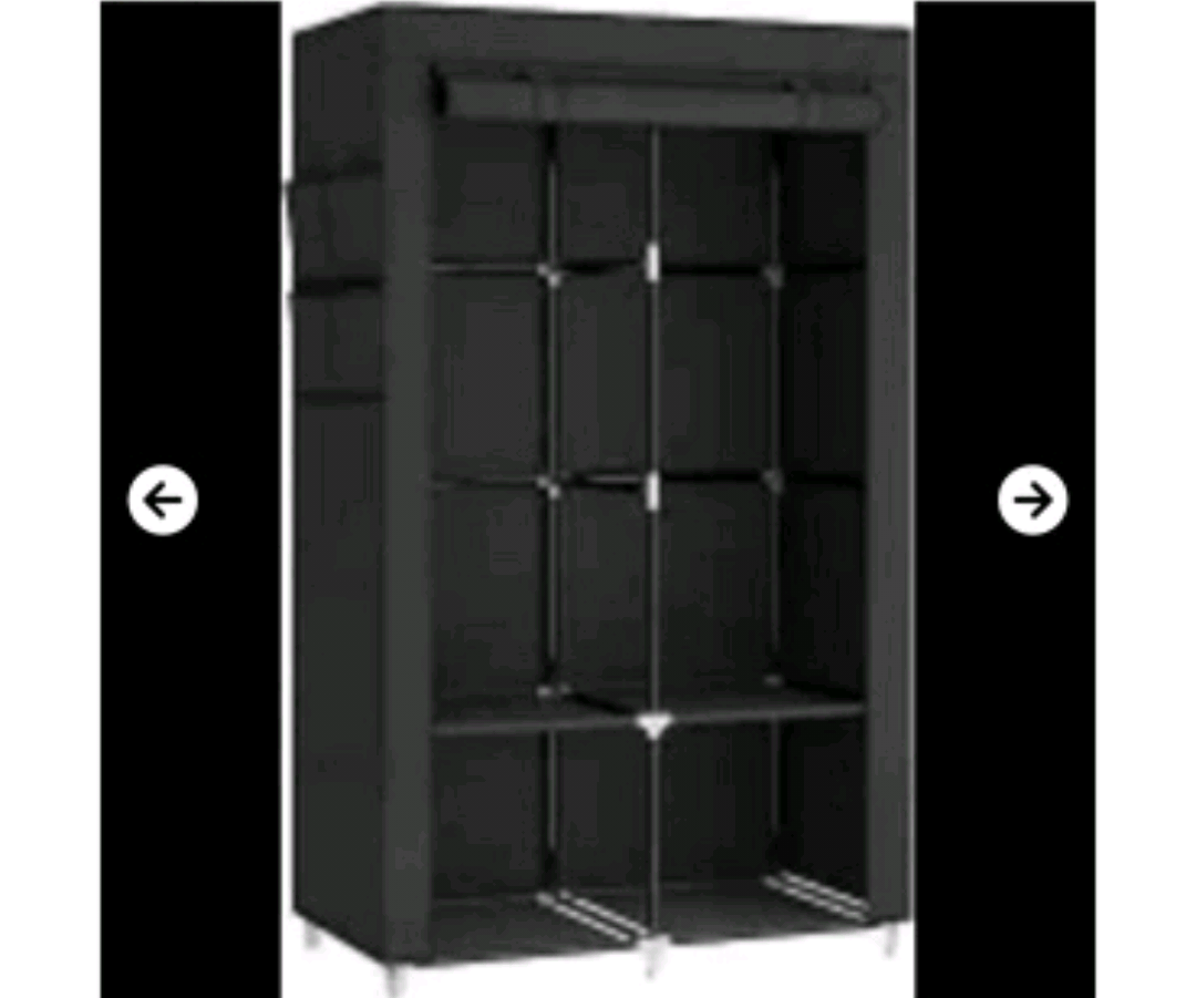 Black Wardrobe Closet