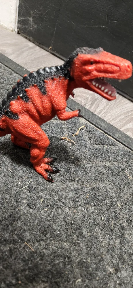 Red & Black Dinosaur Toy Figure🇨🇦 thumbnail