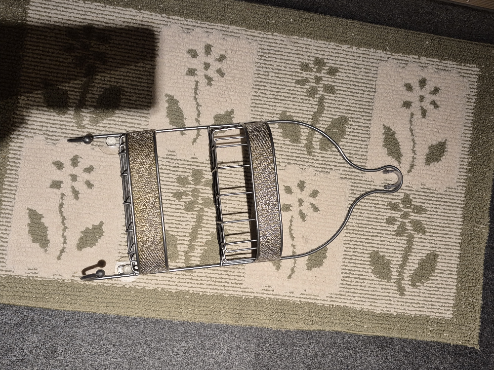 Shower Caddy - Matte Silver Finish