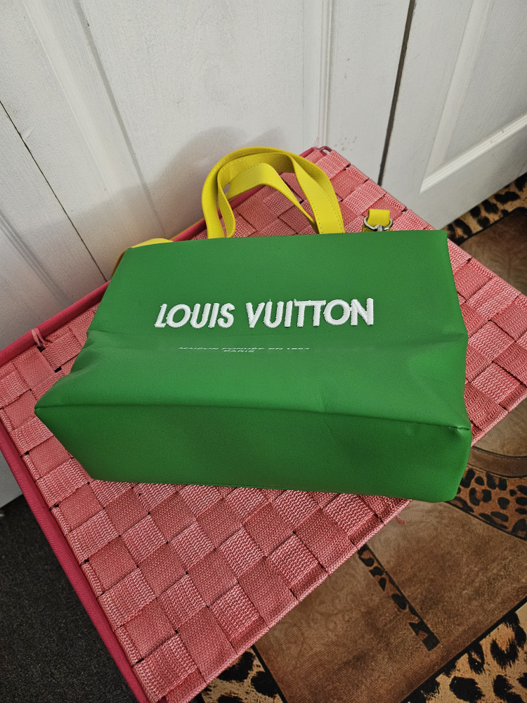 Louis Vuitton Green Tote Bag