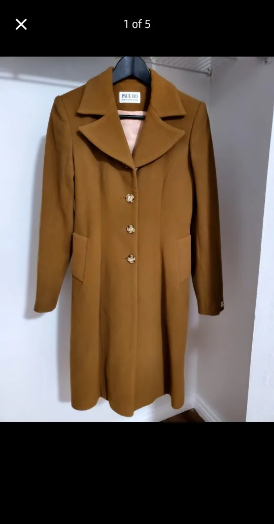 Paul Ho Wool Cashmere Coat thumbnail