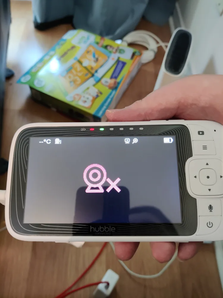 Hubble Connected - Nursery Pal Cloud - 5 in. Wi-Fi Baby Camera thumbnail