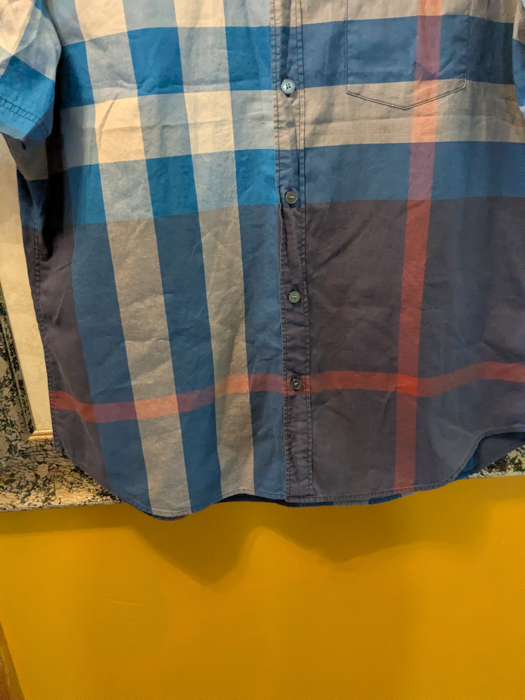 Burberry Stylish Men's Mixed Plaid Button-Up - photo 4