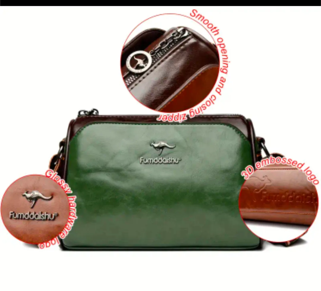 brand new green stylish women hand bag image indicator(2)