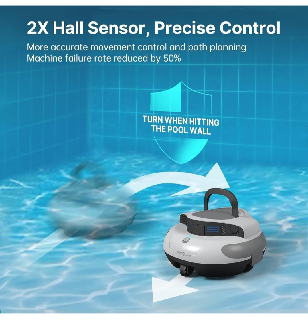 Poolpure Cordless Automatic Pool Cleaner - photo 5