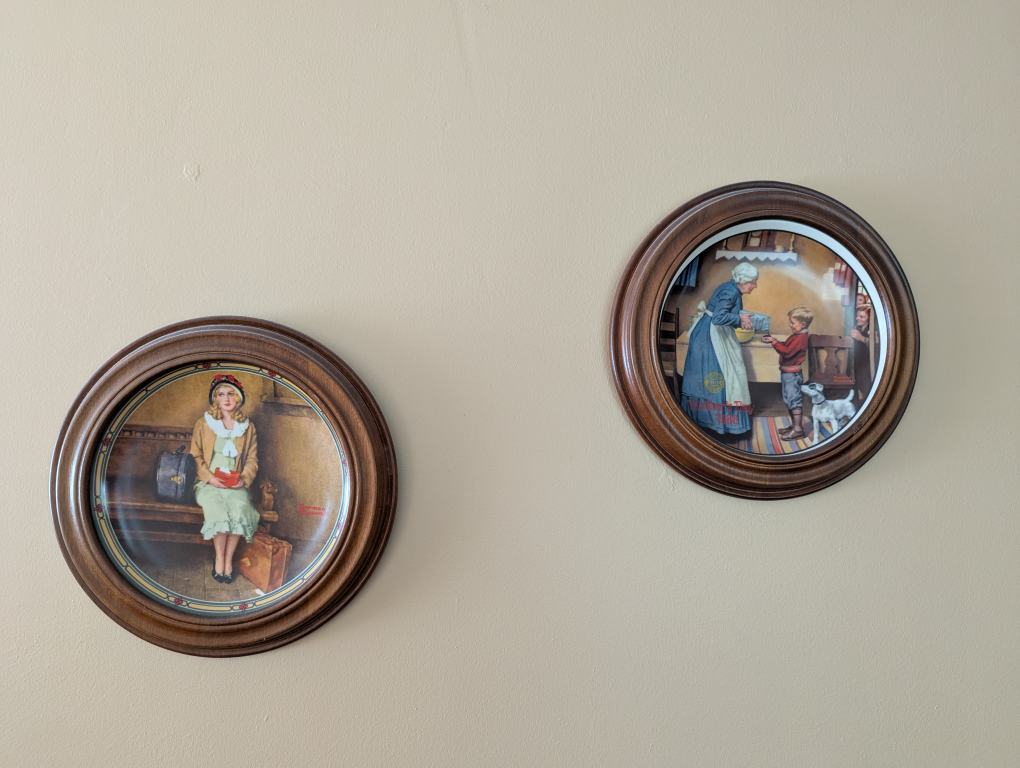 Norman Rockwell Collector Plates (2)