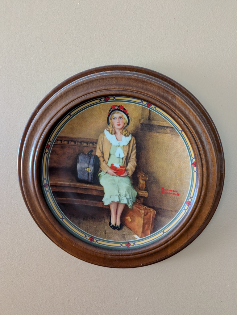 Norman Rockwell Collector Plates (2) - photo 2