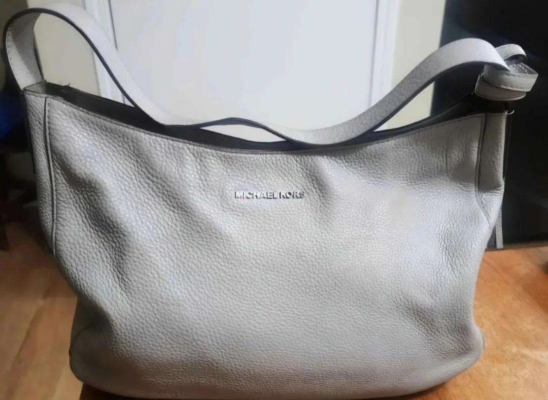 Michael Kors Grey Leather Shoulder Bag $55 if delivered thumbnail