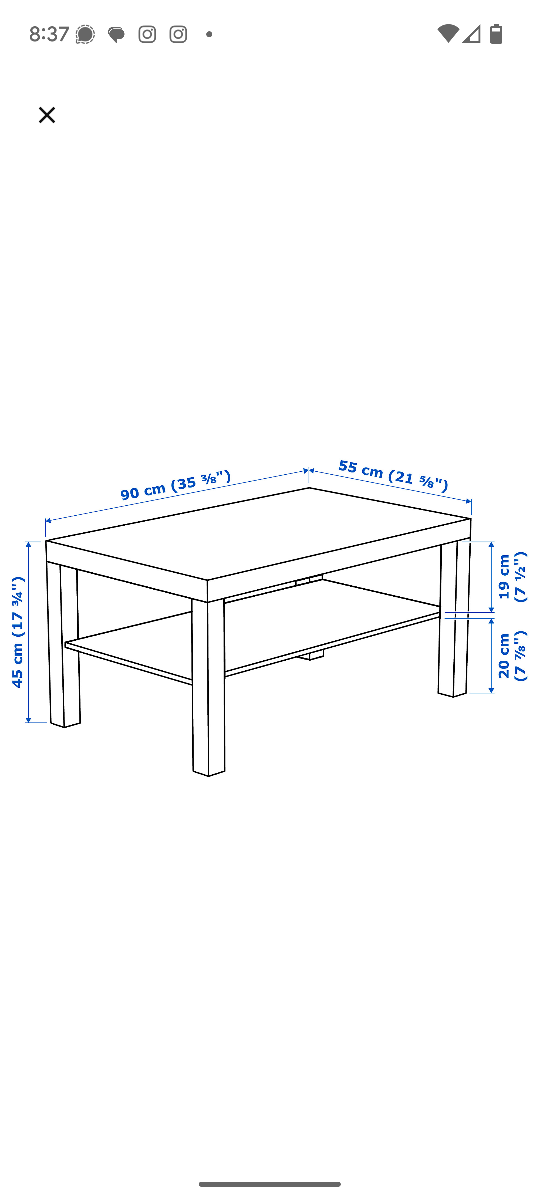 IKEA Lack Coffee Table - Beige - photo 4
