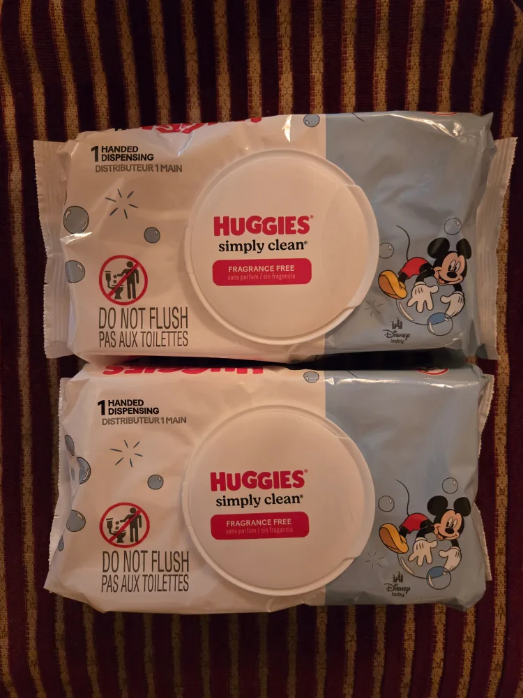 Huggies Simply Clean Fragrance Free Baby Wipes thumbnail