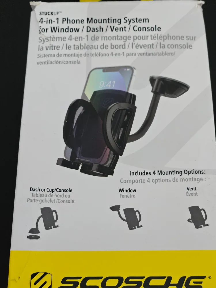 Scosche StuckUp 4-in-1 Phone Mounting System thumbnail