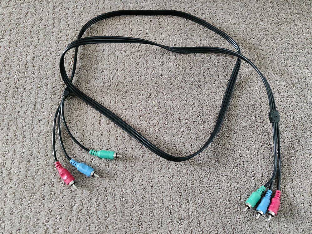 RCA Component HD RGB Video Cable - Red Blue Green - 5 Feet