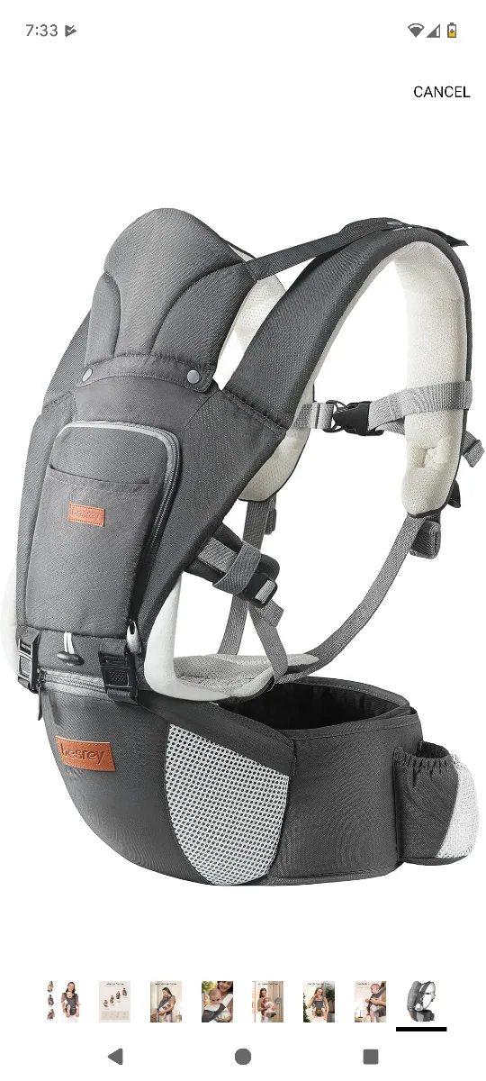 Bebeey Baby Carrier - Grey image indicator(3)