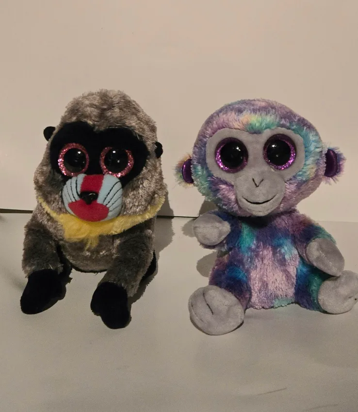 Ty Beanie Boos - Lion, Monkey, Tiger, Mandrill image indicator(2)