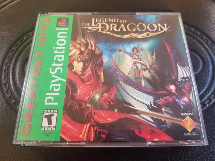 PlayStation 1 Legend Of Dragoon Complete 4 discs manual Ps1 thumbnail