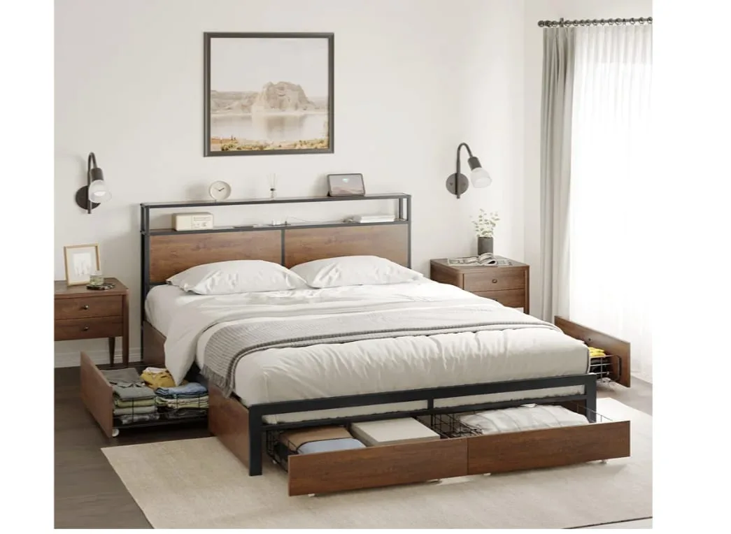 ✨️Moving Sale✨️ Hausource Queen Bed Frame thumbnail