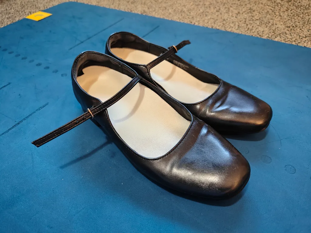 Black Mary Jane Style Shoes 💖🧡 image indicator(5)