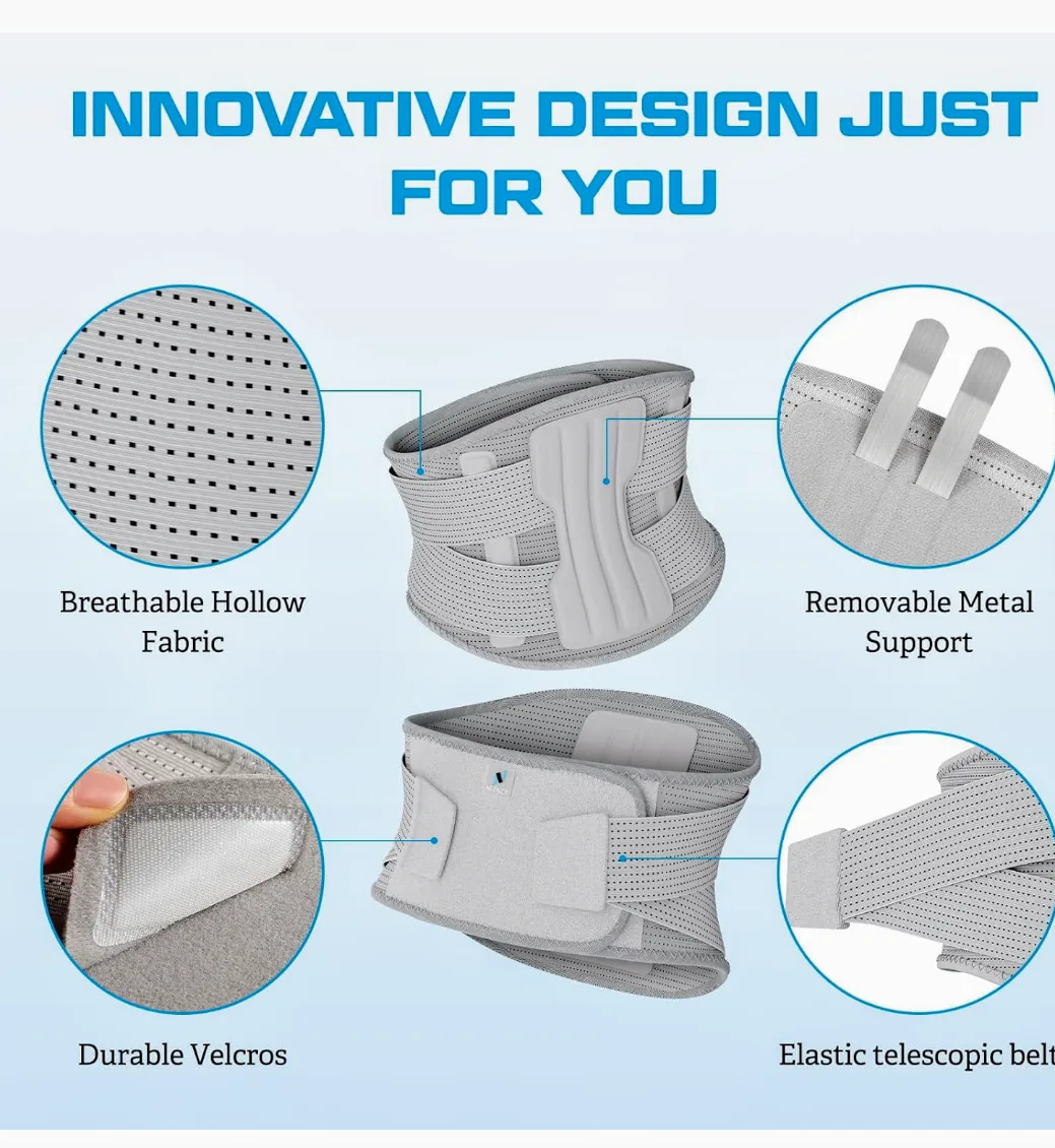 NEENCA Back Brace - Lower Back Pain Relief (Medium) image indicator(3)