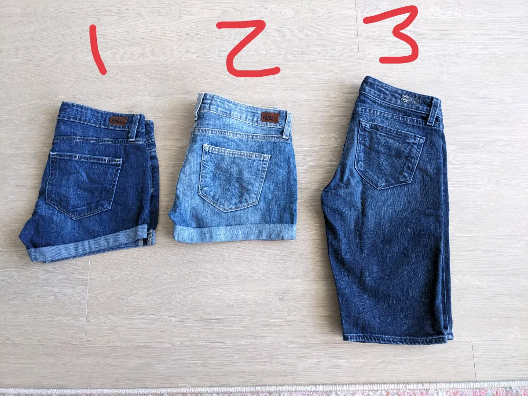 Paige Denim Shorts Bundle thumbnail