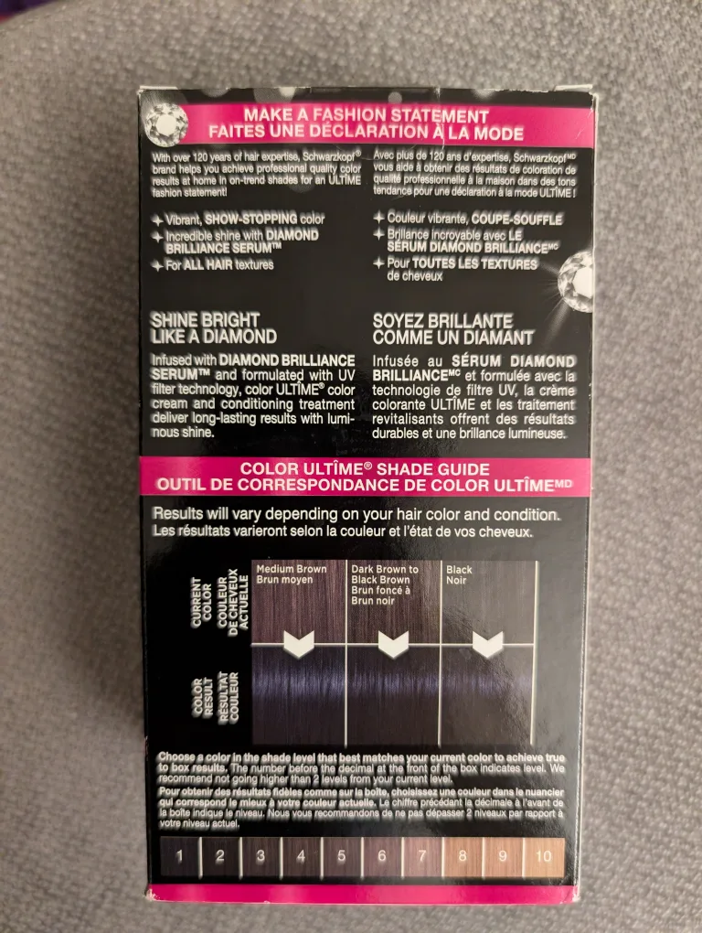 Schwarzkopf Color Ultime 1.4 Sapphire Black Hair Dye image indicator(3)