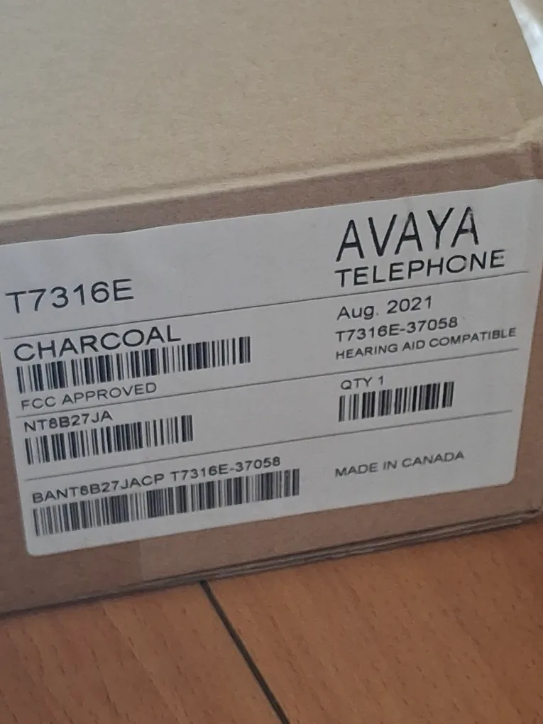 Avaya T7316E Charcoal Telephone set of 4 image indicator(3)