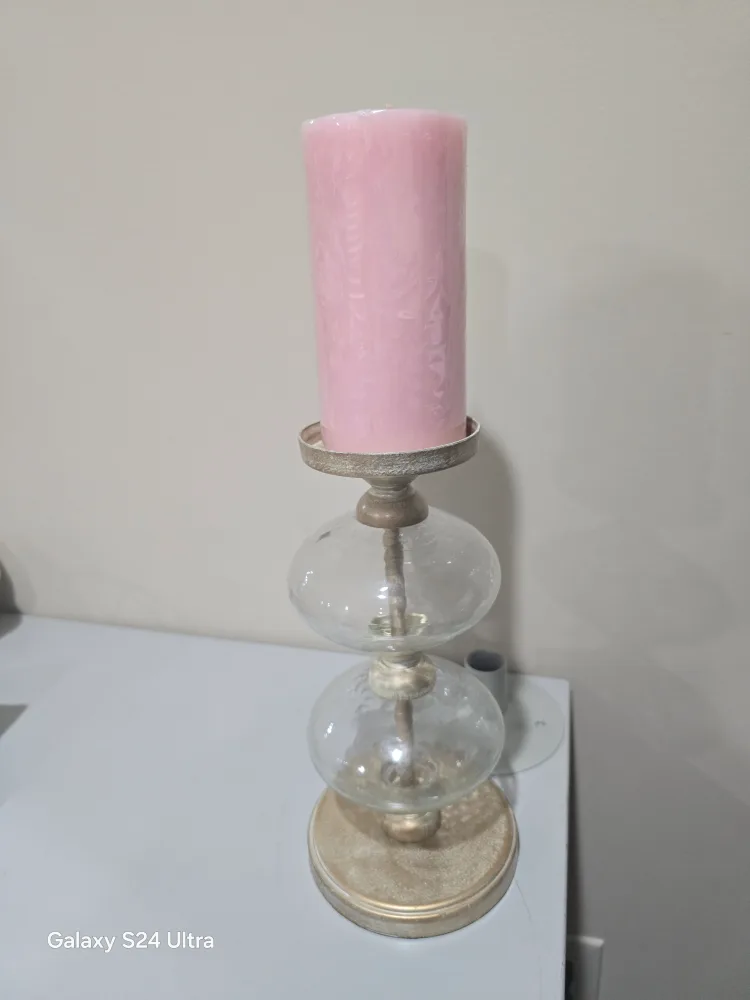 Pier 1 Imports Candle Holder with candle thumbnail