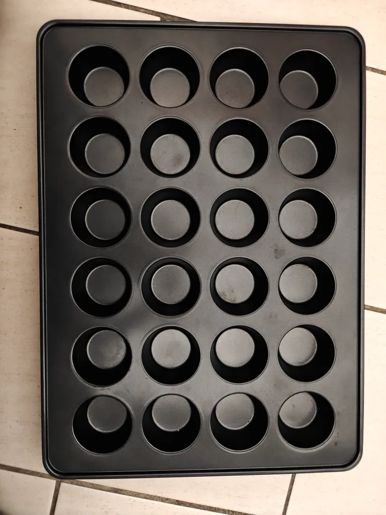 24 Cup Muffin Pan Nonstick Carbon Steel, Cupcake Tin for Baking thumbnail