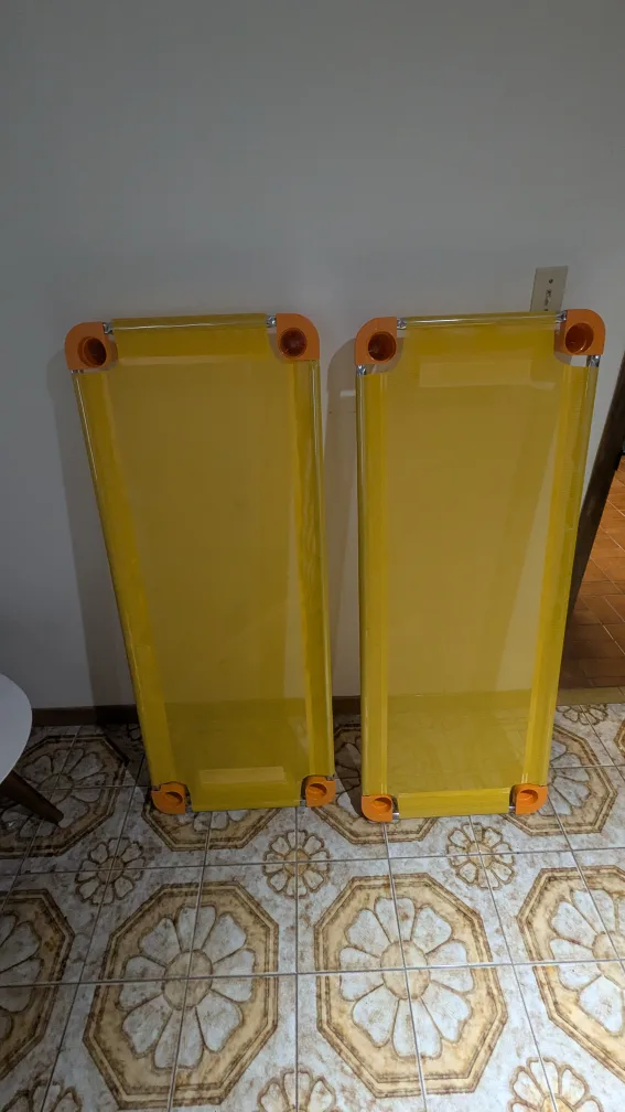 Yellow Stacking Daycare Cots - Set of 2 thumbnail