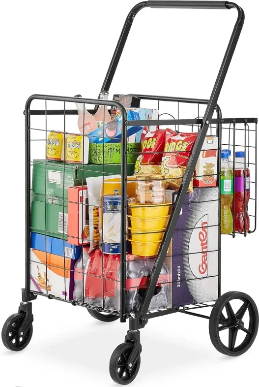 🧡 VEVOR Folding Shopping Cart - New in Box! 🧡 thumbnail