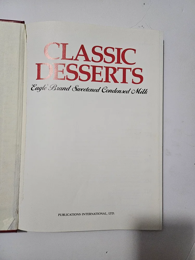 Classic Desserts Cookbook - Eagle Brand thumbnail