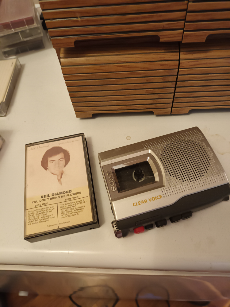 SOLD. Vintage Cassette Tape Storage Cabinet + Tapes - photo 3