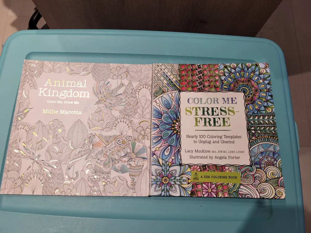 Coloring Books: Animal Kingdom & Color Me Stress-Free