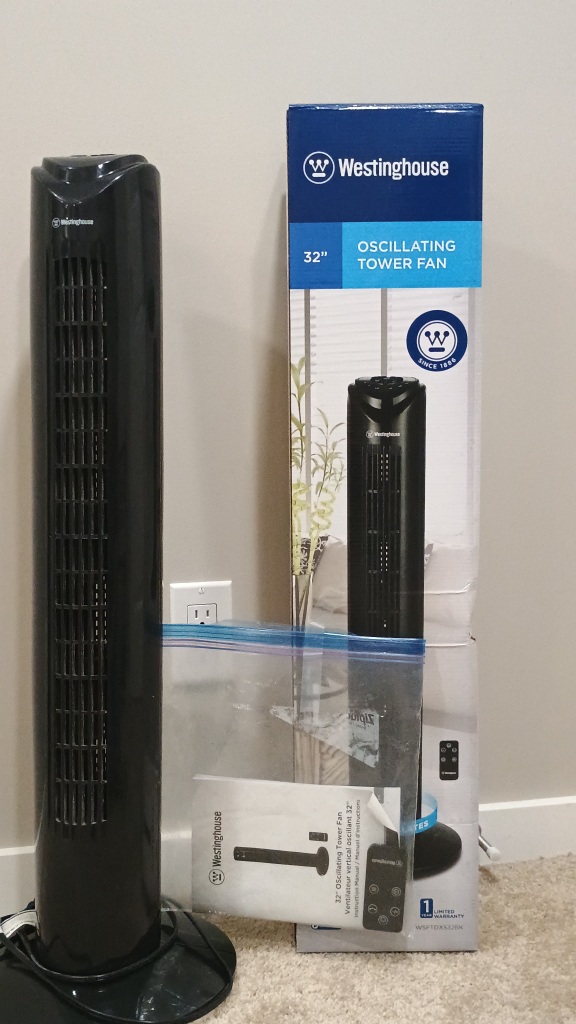 Westinghouse 32" Oscillating Tower Fan