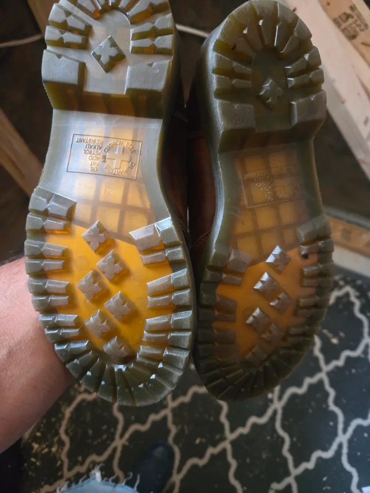 Dr. Martens Brown Leather Fur Lined Chelsea Boots image indicator(2)