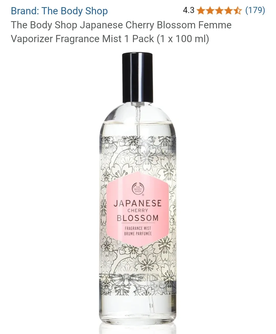 The Body Shop White Musk Fragrance Mist 100ml thumbnail