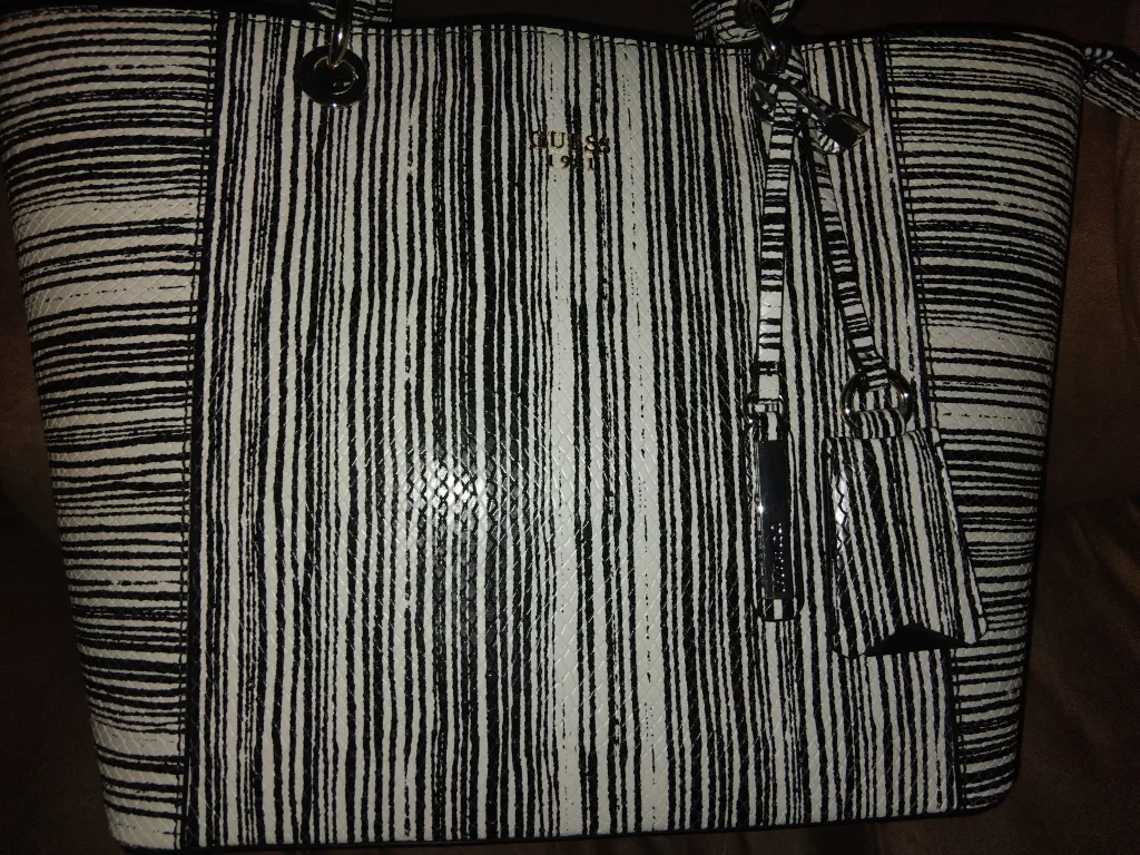 Guess Tote Bag - Black and White thumbnail