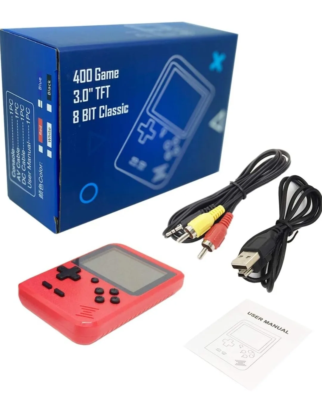 Retro Handheld Game Console, 400 Built-In Classic Games thumbnail