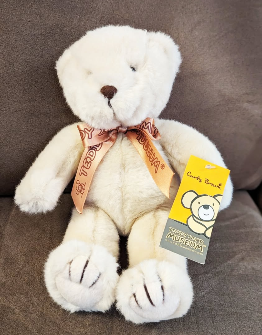 Teddy Bear Museum "Curly Brown" Plush