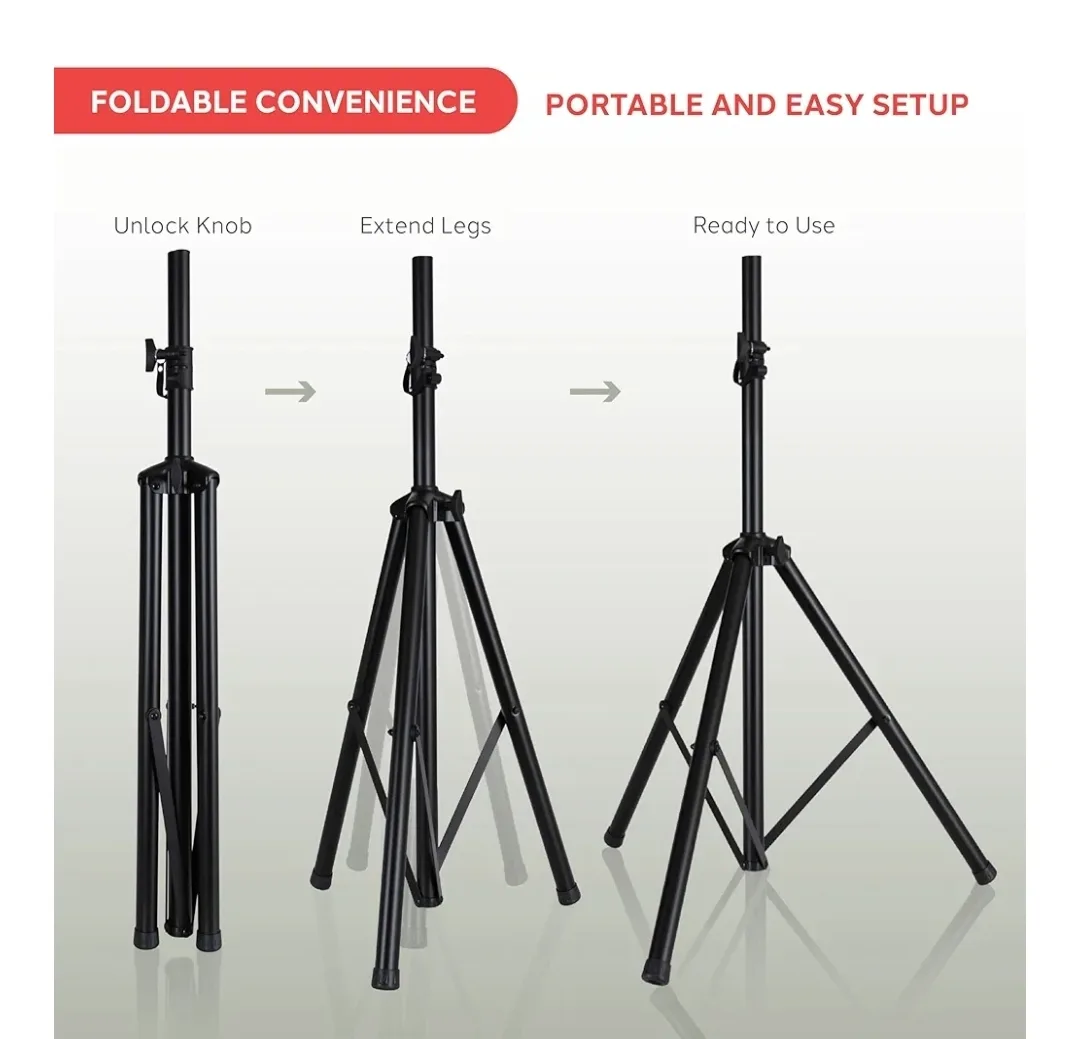 Universal Tripod Speaker Stand image indicator(5)