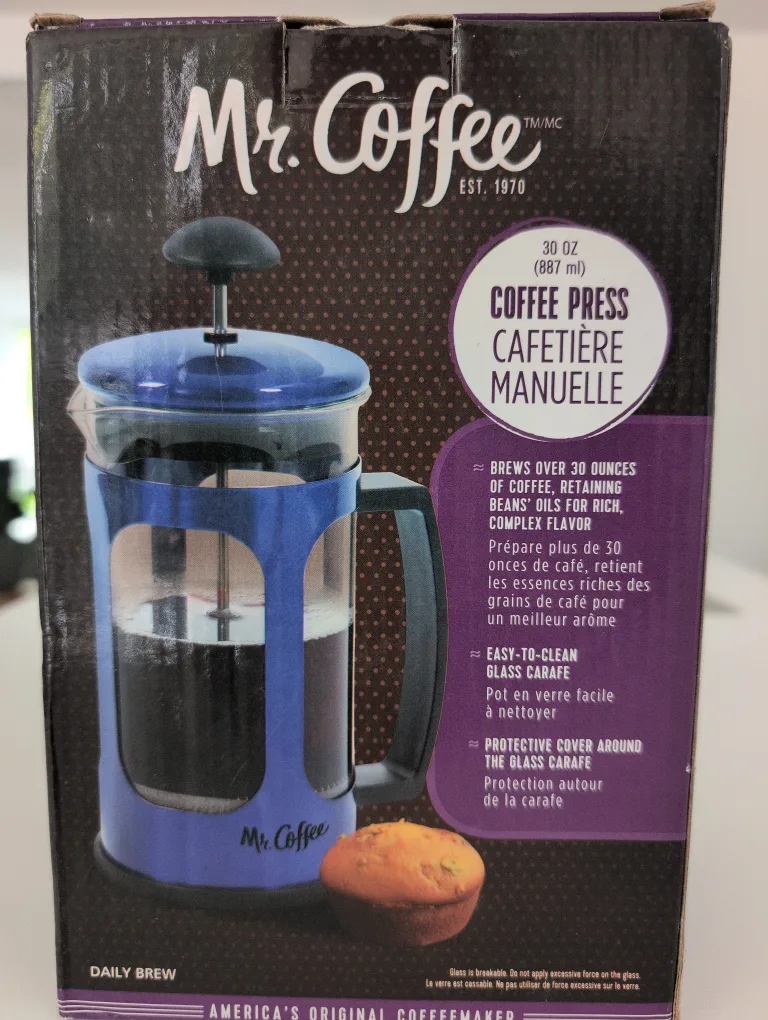 Mr. Coffee 30 oz Coffee Press thumbnail