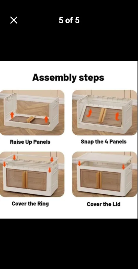 Storage Bins with Lids - 11 Gal Stackable image indicator(3)