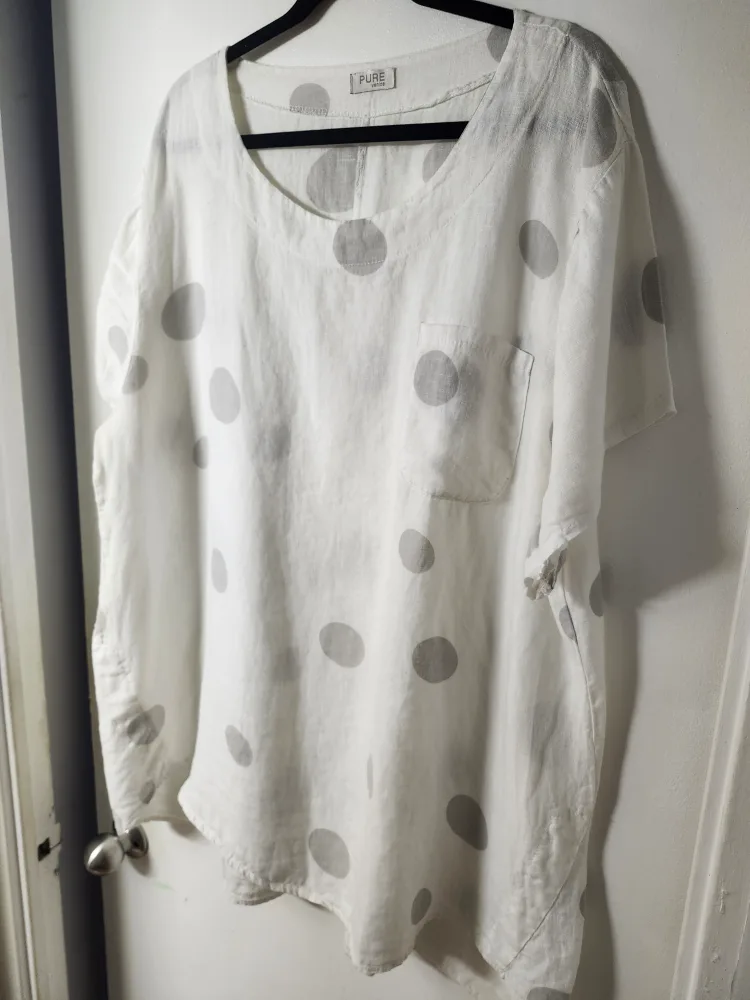 Pure Venice Linen Top - Size XL thumbnail