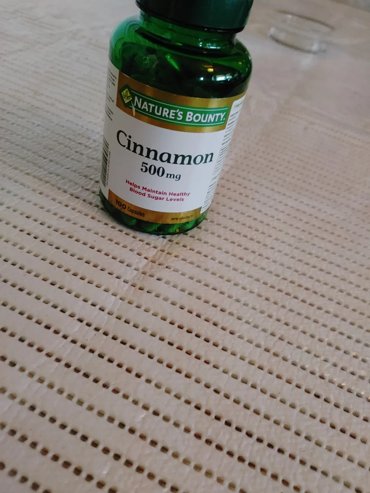 Nature's Bounty Cinnamon 500mg - Exp. March 2027 thumbnail
