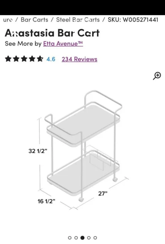 Anastasia Bar Cart image indicator(3)