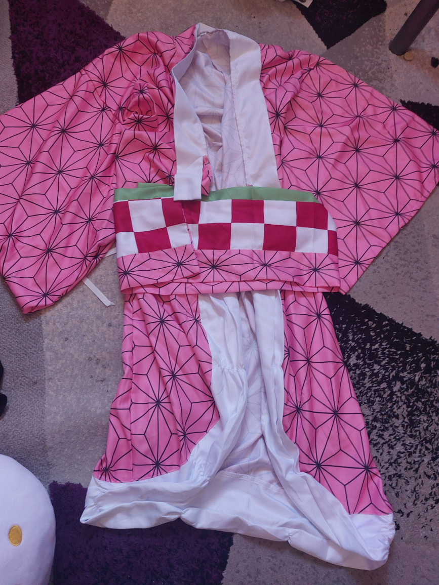 Pink Nezuko Kamado Kimono - Size L