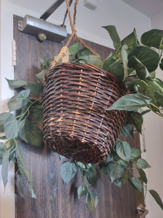 Hanging Basket with Artificial Greenery tree  plants - photo 3